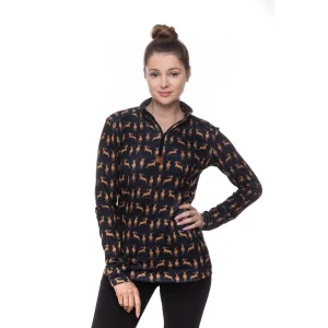 Taurus Bluzy, Bluzy Polarowe | Bielizna Myśliwska | Bluza damska DEER ZIP TA-039-02