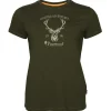 Damskie Pinewood Koszulki, Bluzki Damskie | Koszulki Myśliwskie | Damski T-SHIRT RED DEER 3452