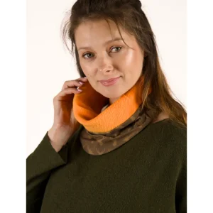 Damskie Taurus Szaliki, Apaszki, Chusty Damskie | Szaliki, Kołnierze, Chusty | Komin ocieplany unisex - NEW DEER BROWN TA-234-06