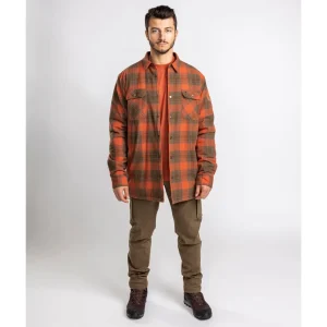 Pinewood Koszule | Koszule Myśliwskie | Koszula męska ocieplana ® FINNVEDEN CHECKED PADDED 5008 (529)