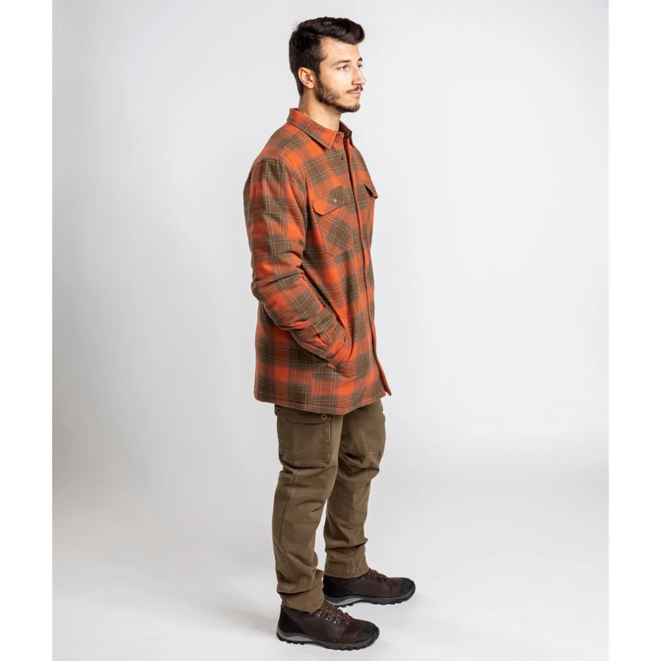 koszula_mska_ocieplana_pi_4.webp Pinewood Koszule | Koszule Myśliwskie | Koszula męska ocieplana ® FINNVEDEN CHECKED PADDED 5008 (529)