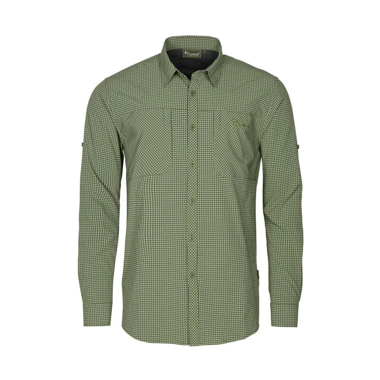 koszula_mska_pinewood_nat_0.webp Pinewood Koszule | Koszule | Koszula męska NATURESAFE 5341 Pine Green/Offwhite (760)