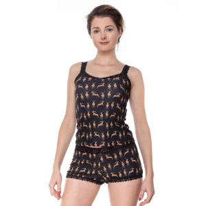 Taurus Bielizna Damska | Bielizna Myśliwska | Koszulka Damska Na Ramiączka Deer TA-077