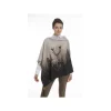 Damskie Taurus Swetry Damskie | Swetry Myśliwskie | Ponczo Deer Brown TA-090-03
