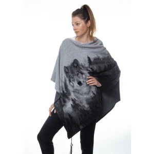 Damskie Taurus Swetry Damskie | Swetry Myśliwskie | Ponczo WOLF TA-090-01