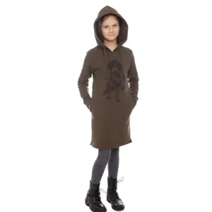 Dzieci Taurus Bluzy Dziecięce | Spódnice, Sukienki | Sukienka dziecięca MOSS TA-162