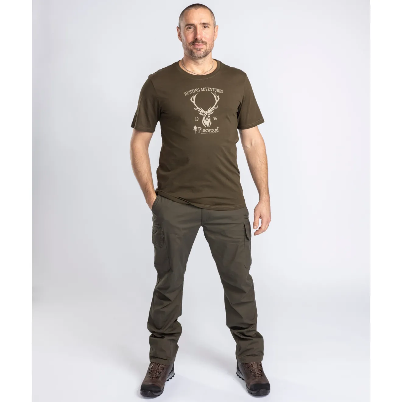 tshirt__pinewood_red_deer_3.webp Pinewood Koszulki | Koszulki Myśliwskie | T-shirt 5452 RED DEER