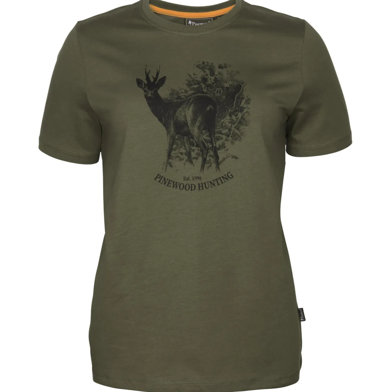 tshirt__pinewood_roe_deer_0-1.webp Damskie Pinewood Koszulki, Bluzki Damskie | Koszulki Myśliwskie | T-SHIRT 3455 ROE DEER