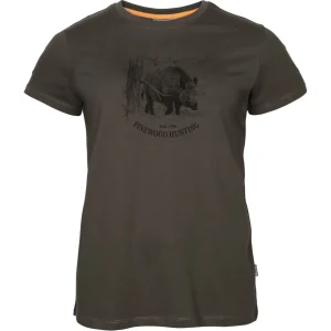 Damskie Pinewood Koszulki, Bluzki Damskie | Koszulki Myśliwskie | T-SHIRT 3451 WILD BOAR